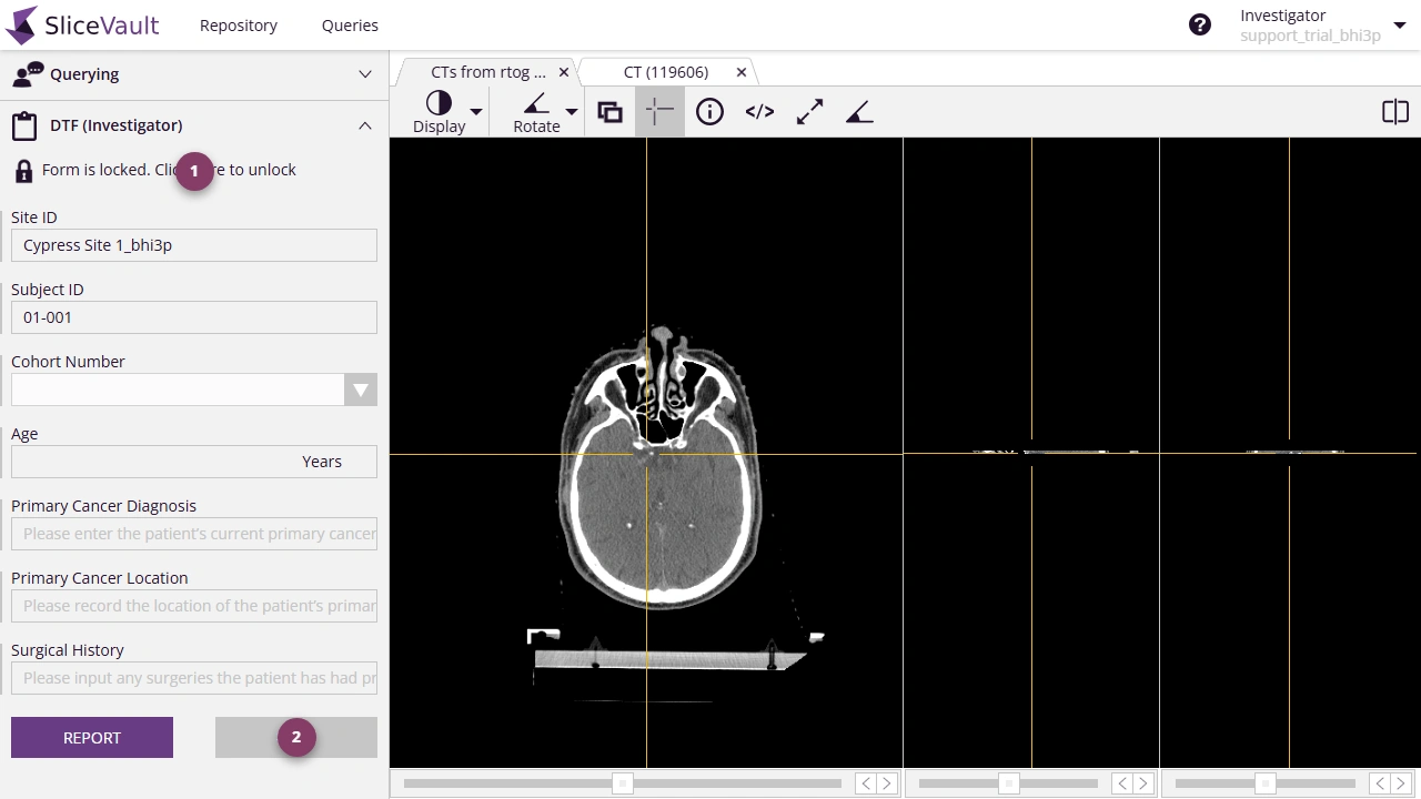 Screenshot showing how to edit DTF