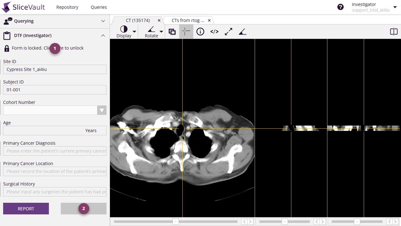 Screenshot showing how to edit DTF
