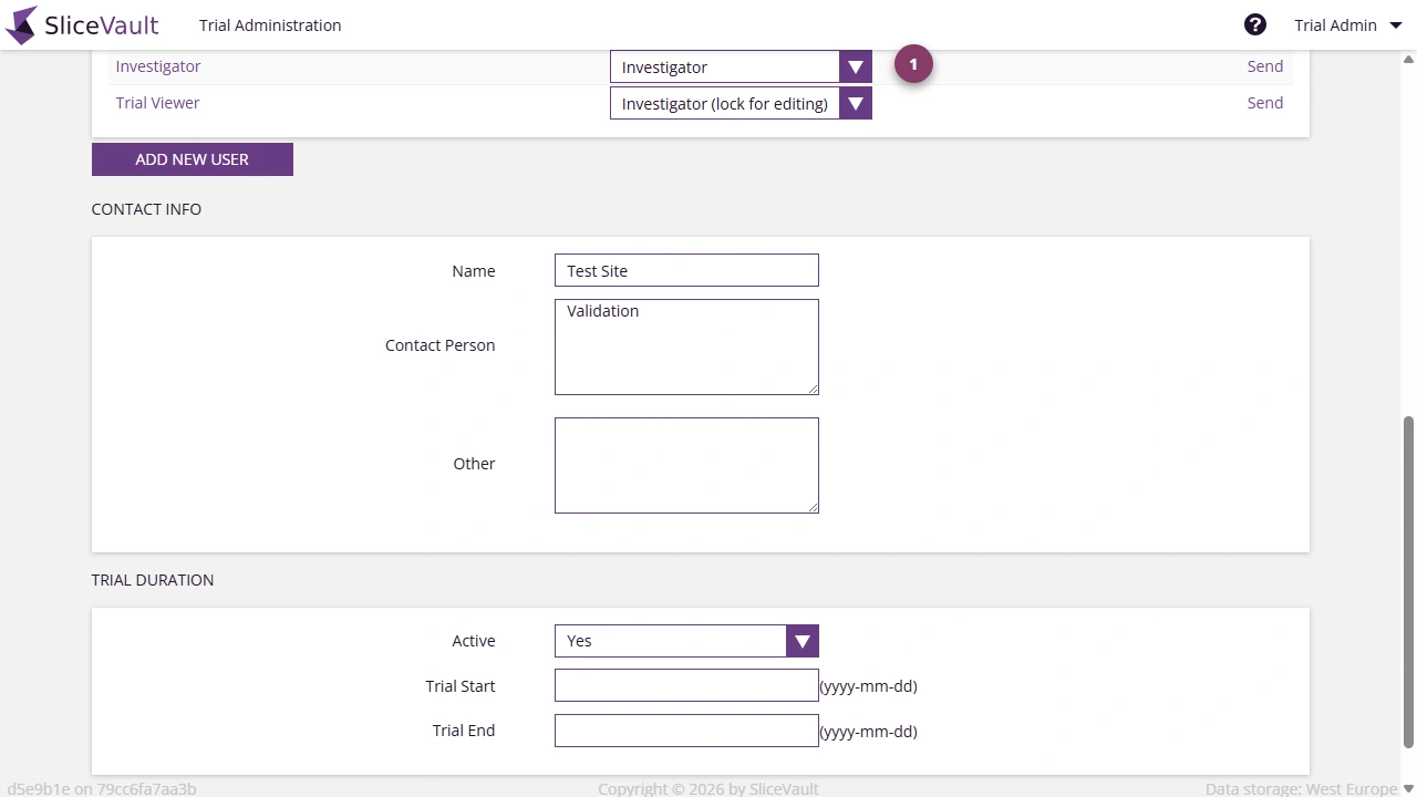 Screenshot - Role & Permission