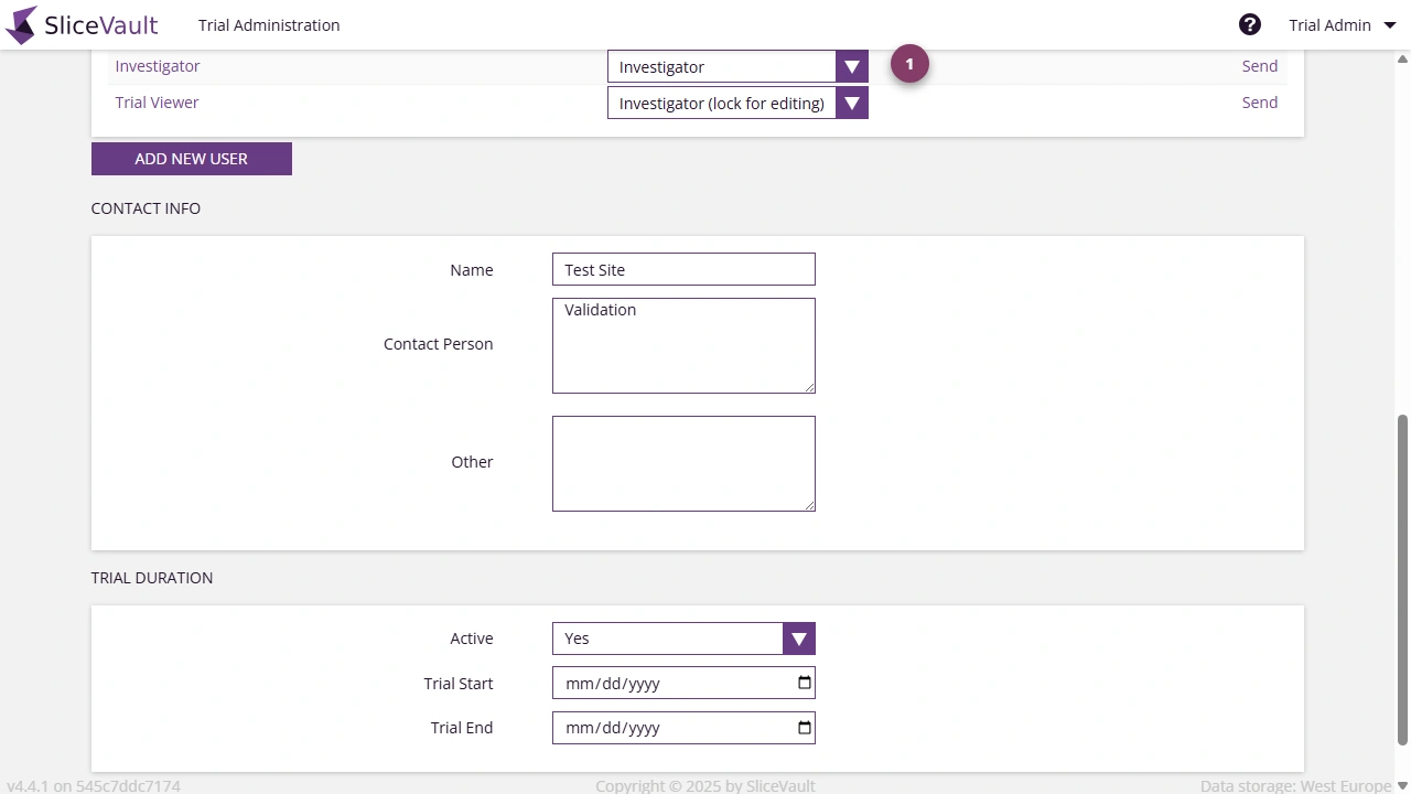 Screenshot - Role & Permission