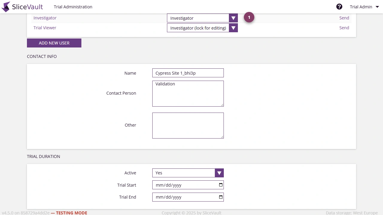 Screenshot - Role & Permission