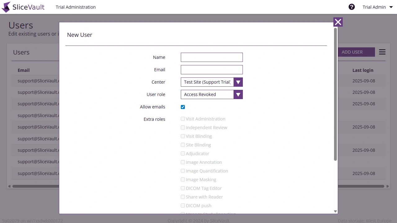 Screenshot - Add User Top