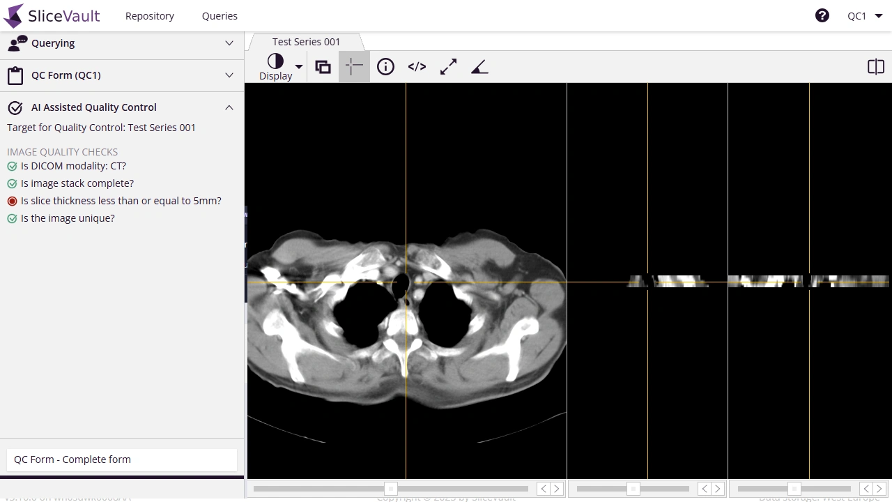 Screenshot - Intelligent Quality Assist