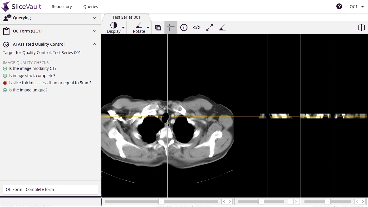 Screenshot - Intelligent Quality Assist