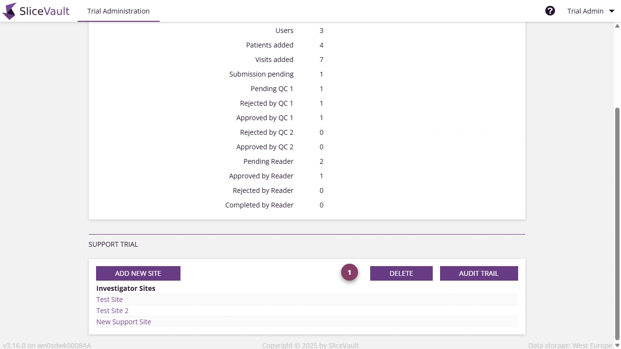 Screenshot - Delete Trial