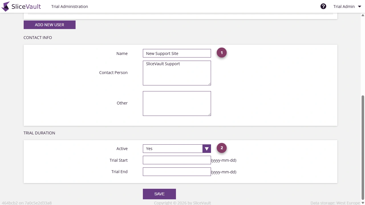 Screenshot - Editing Site