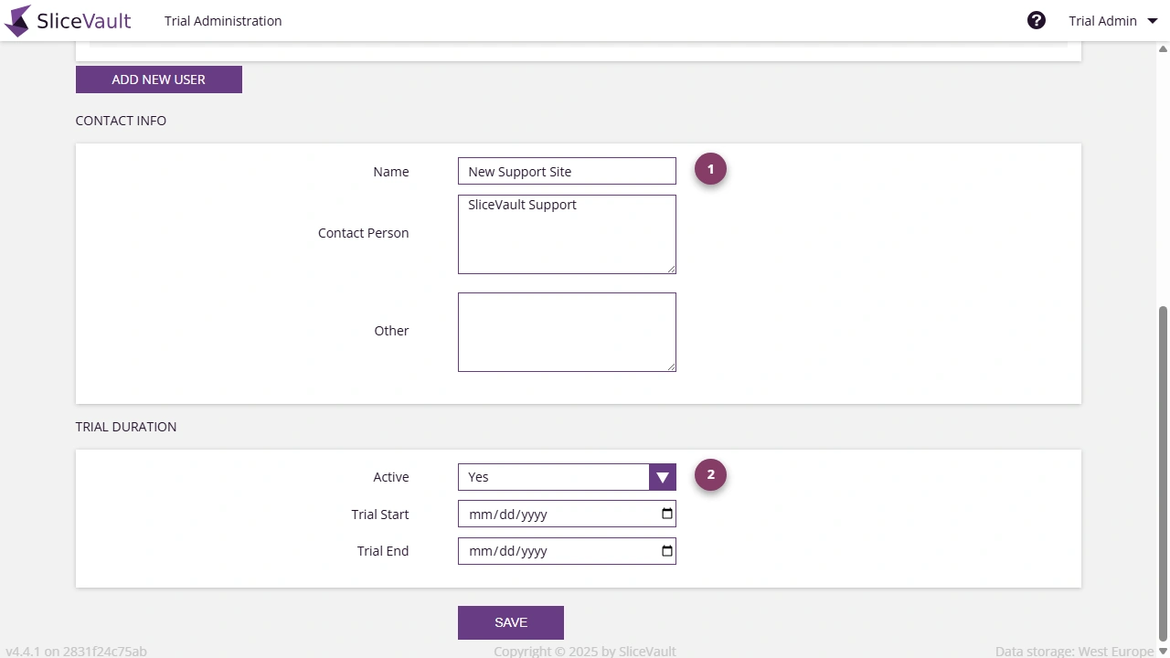 Screenshot - Editing Site