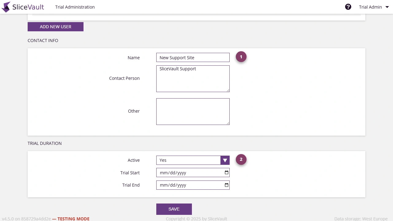 Screenshot - Editing Site