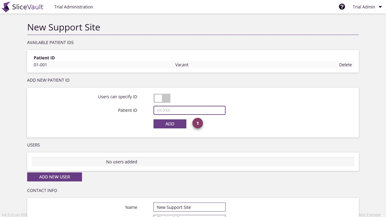 Screenshot - Editing Site