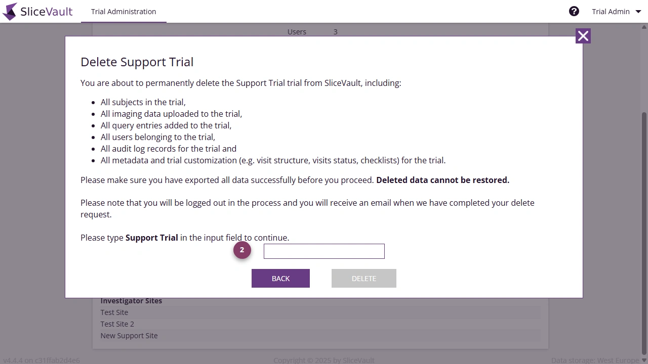 Screenshot - Enable delete function