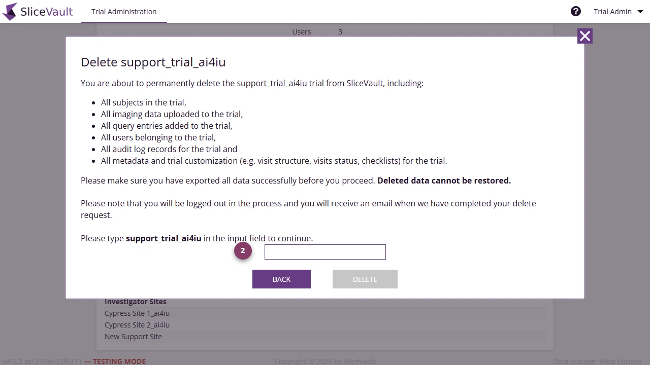 Screenshot - Enable delete function