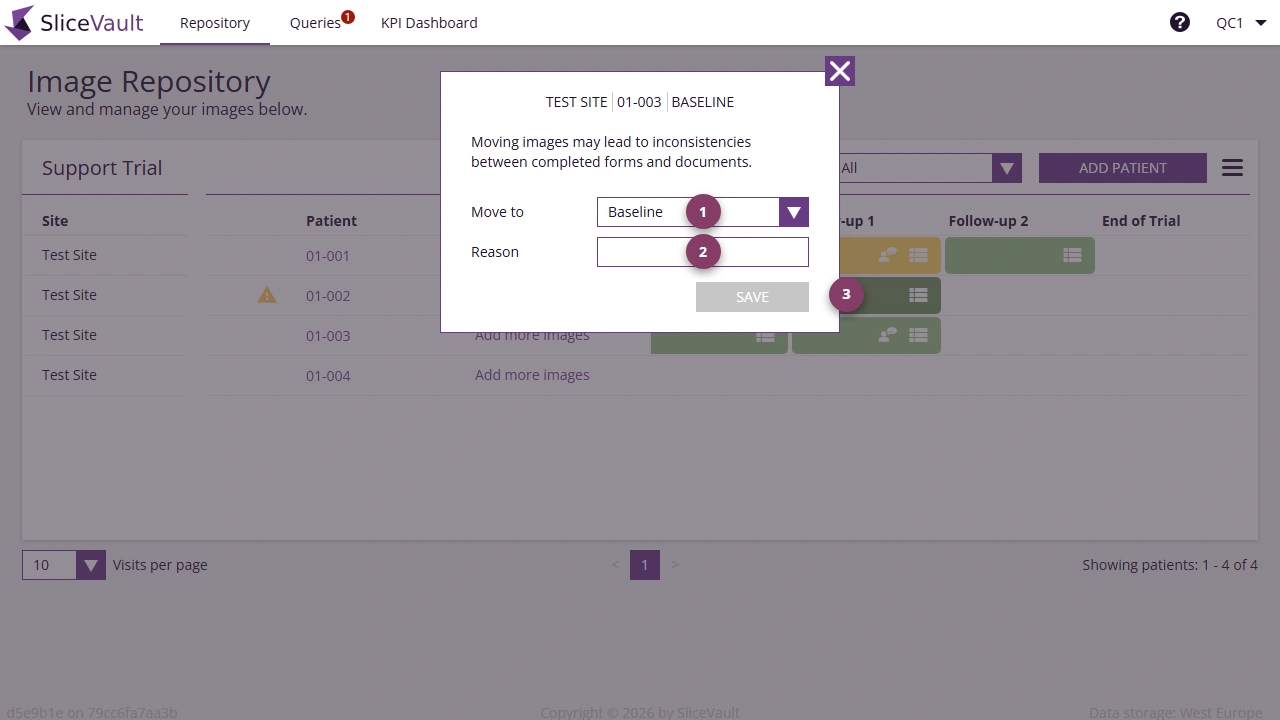 Screenshot - Move images