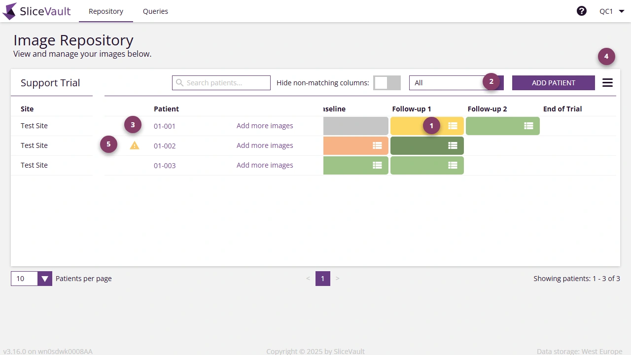Screenshot of the repository page for QC Managers