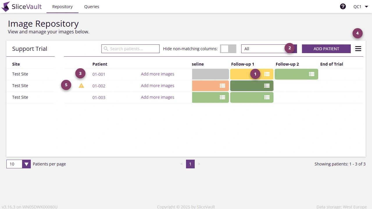 Screenshot of the repository page for QC Managers