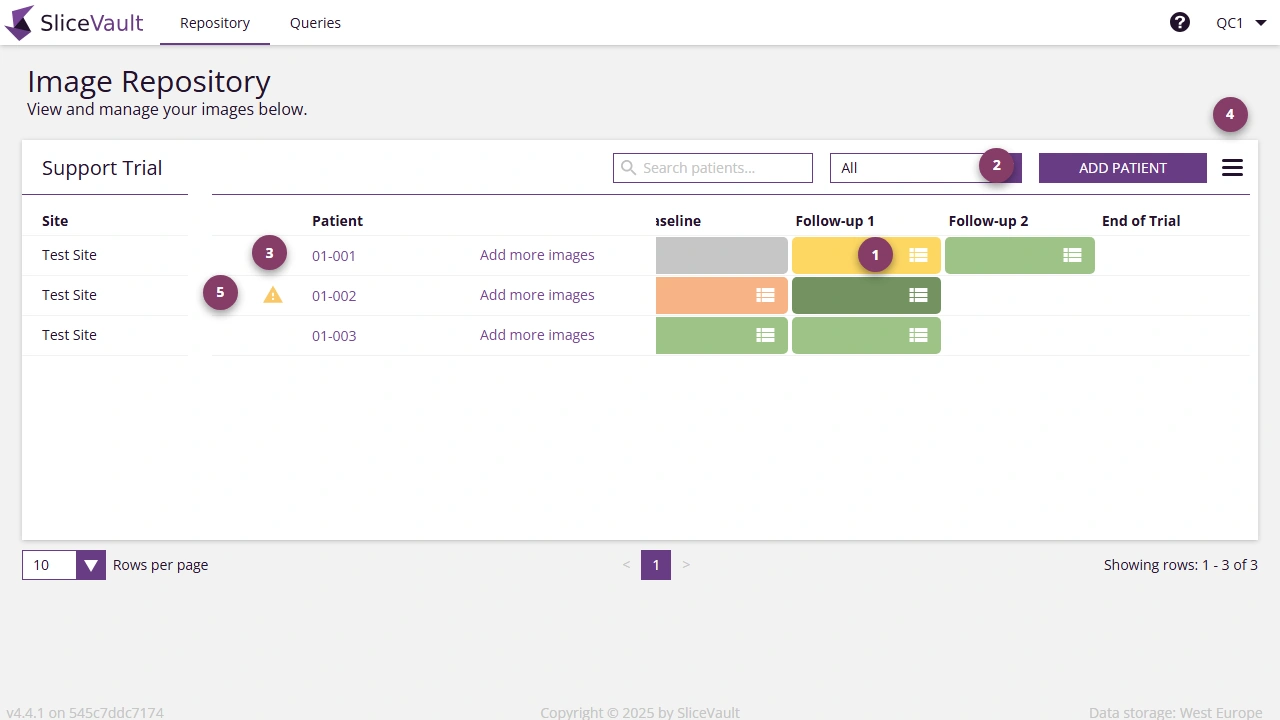 Screenshot of the repository page for Quality Control Managers