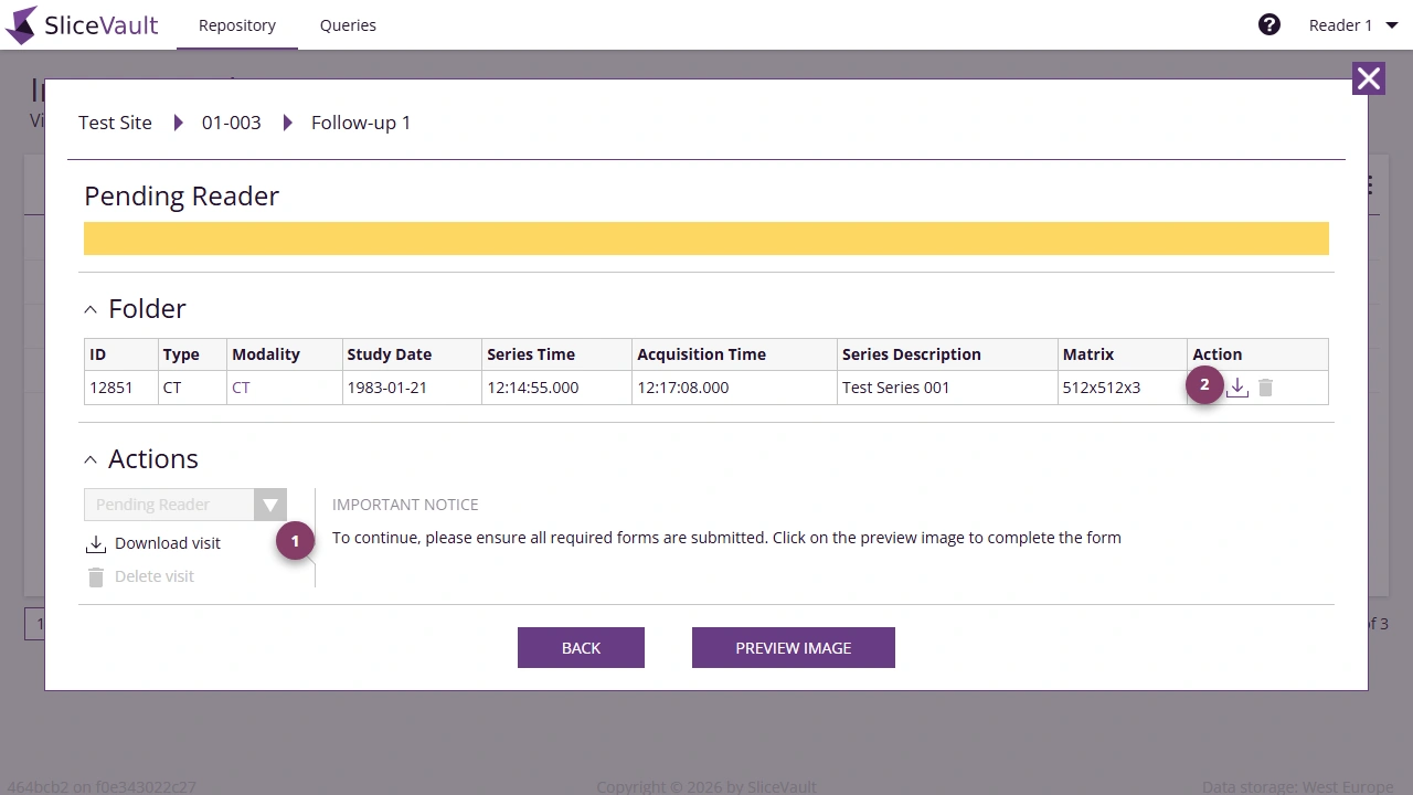 Screenshot - Download Data Reader