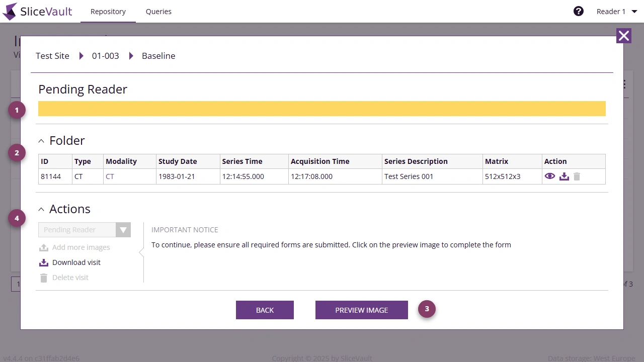 Screenshot - Reader Visit Dashboard
