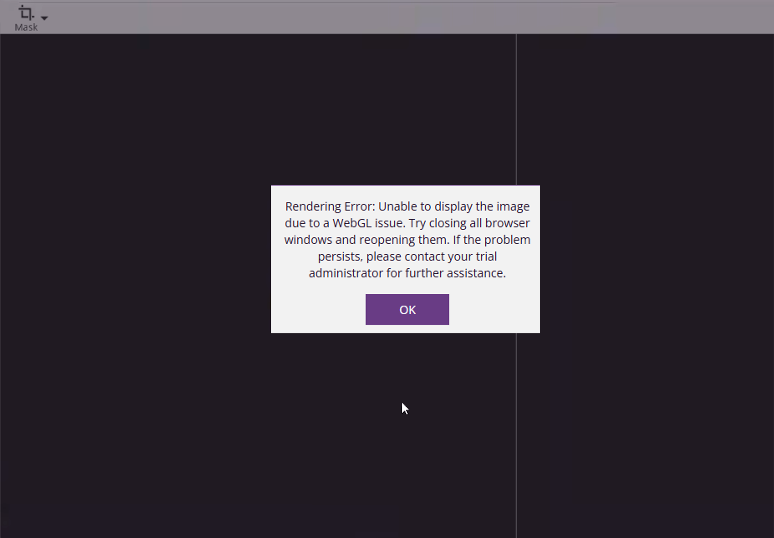 Screenshot - WebGL Rendering Error